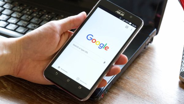 moteur de recherche Google sur mobile